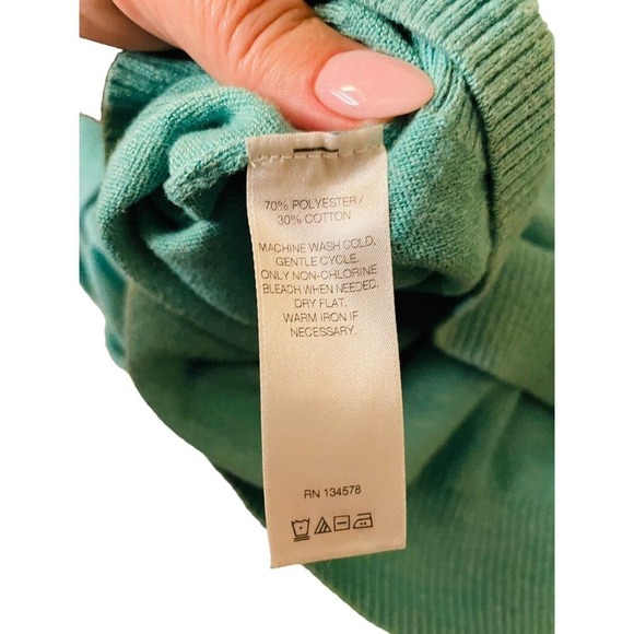 Vineyard Vines Mens Performance Quarter Zip Pullover Long Sleeve Green Small - Picture 7 of 8